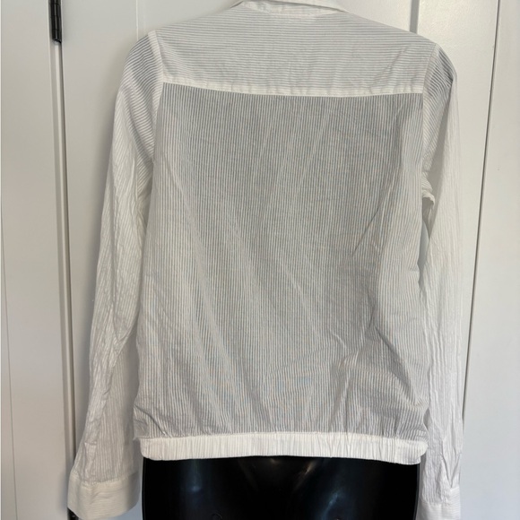 Heartloom The Paige Shirt Whit Collard Long Sleeve Button Cotton Down Size Small - Picture 8 of 11